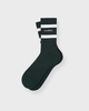 Sporty & Rich Socks Serif Logo Vit/grön ONESIZE