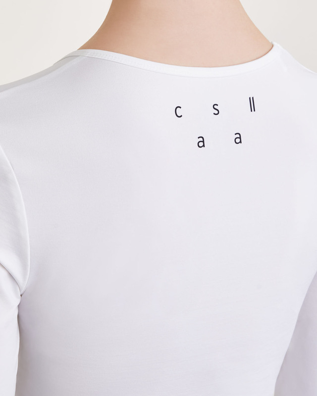 Casall Topp Crop Long Sleeve Vit 34