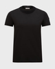 Moncler T-Shirt Crochet Accent Cotton Black L