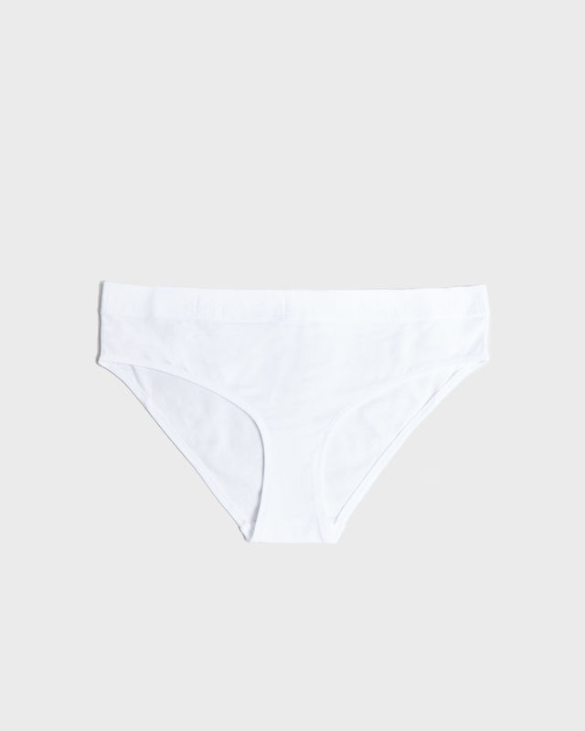 Skin Panties Hadlee Hipster Logo Vit XS