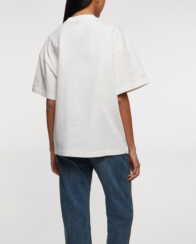 Jil Sander T-shirt Logo Porcelain M