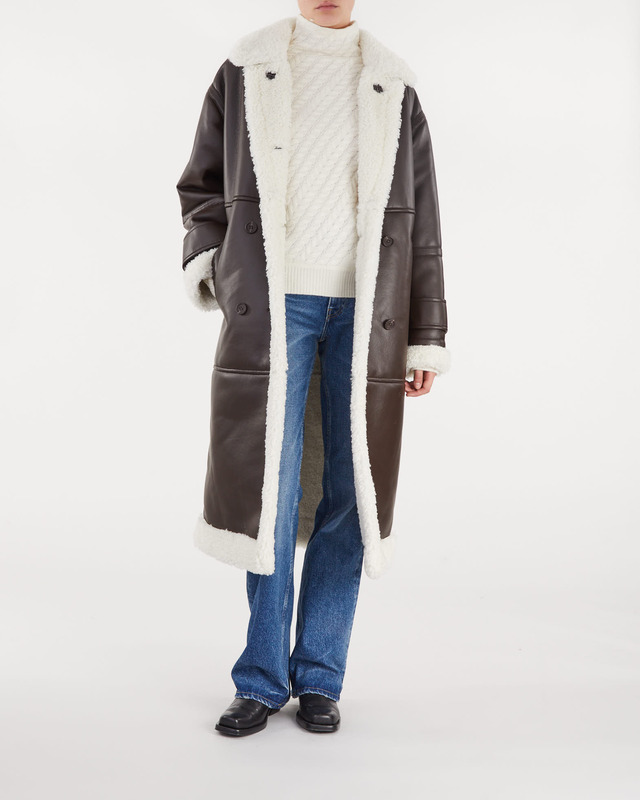 STAND STUDIO Kappa Hayley Coat Mörkbrun 40