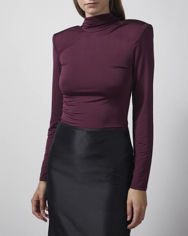 ROTATE  Topp Long-Sleeved Scarf Burgundy 36