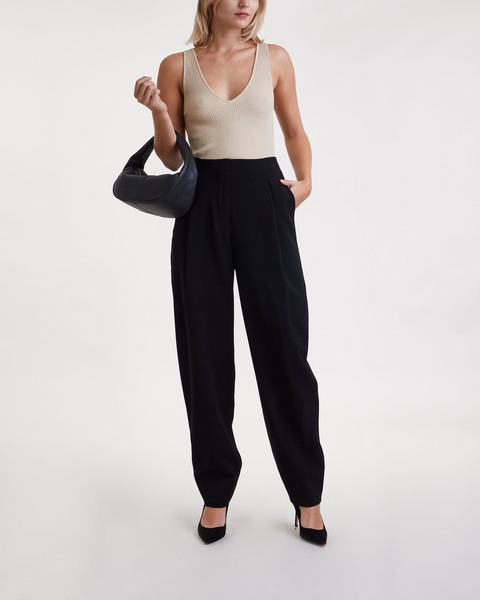 Byxor Wool Twill  Svart 2
