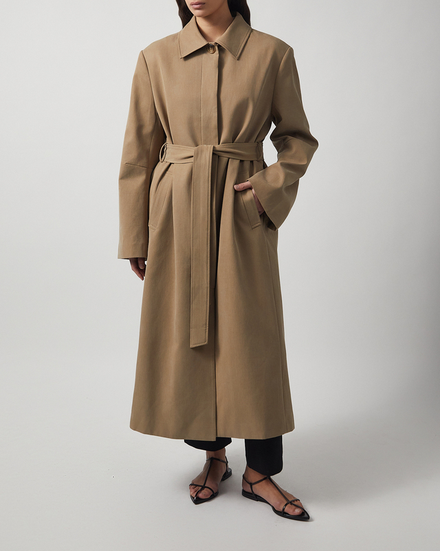 Wakakuu Icons Jacket Teri Trenchoat Beige M