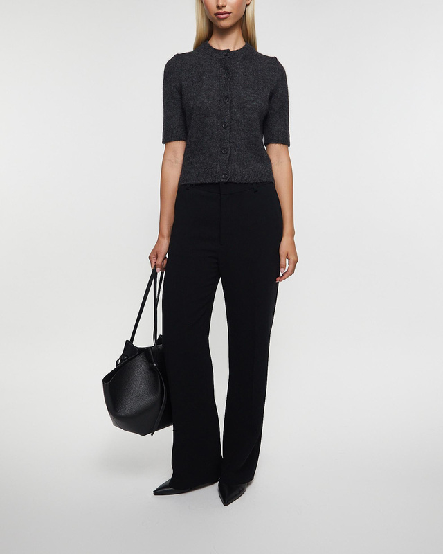 Dagmar Top Brushed Cardigan  Grey melange XS