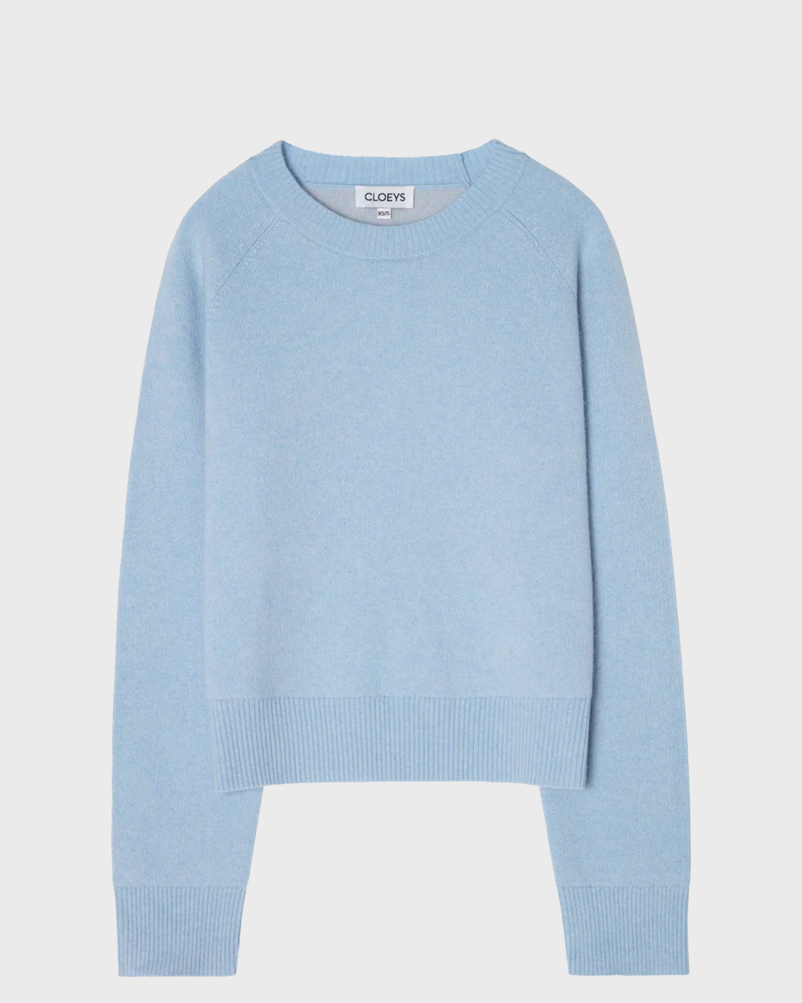 Cloeys Tröja City Paris Intarsia Blå