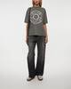 Acne Studios T-Shirt Logo Relaxed Distressed  Ljusgrön XS