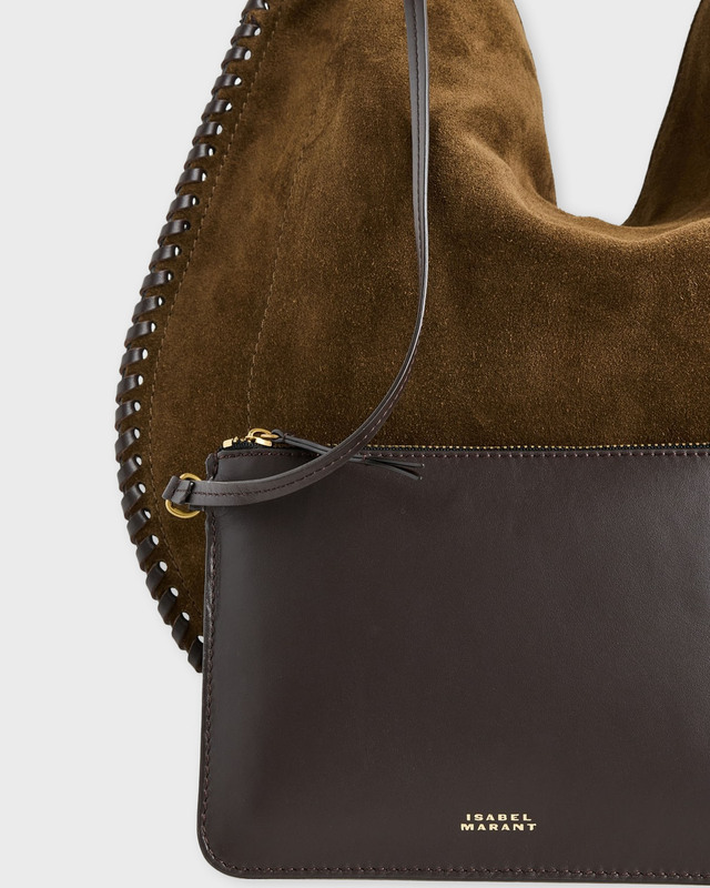 Isabel Marant Bag Oskan Hobo Soft Brons ONESIZE