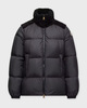Moncler Jacket Esnaie Teddy-Trimmed  Black MONCLER 2 (M)