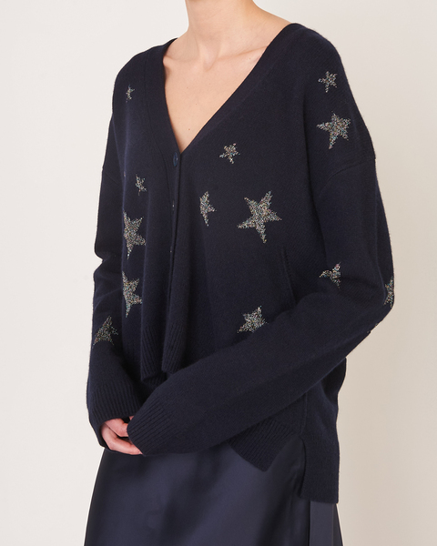 Cashmere sweater Mirka ws Stars Svart 1