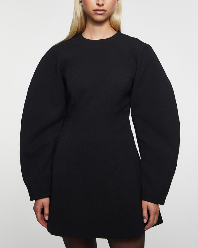 ROTATE Birger Christensen Klänning Suiting Flared Mini Svart 36