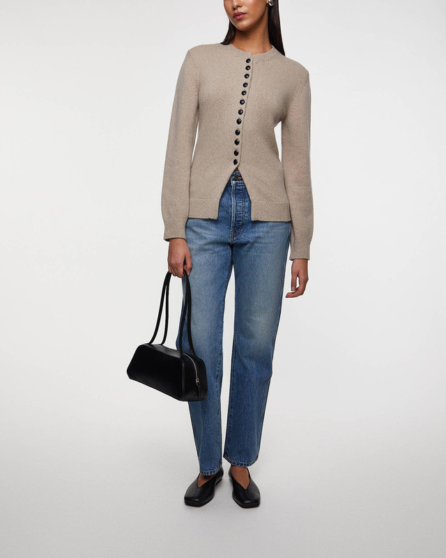 KHAITE Kofta Josette Beige/grå S