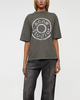 Acne Studios T-Shirt Logo Relaxed Distressed  Ljusgrön XS