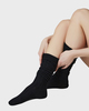 Swedish Stockings Strumpor Bodil Chunky Knee-Highs Svart 39-41