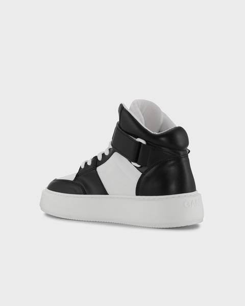Sneakers Sporty Mix High Top Velcro Svart/vit 2