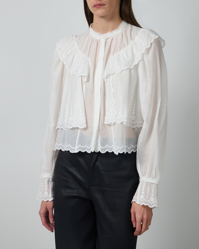 Isabel Marant Étoile Blouse Kelmon White FR 40 (EUR 38)