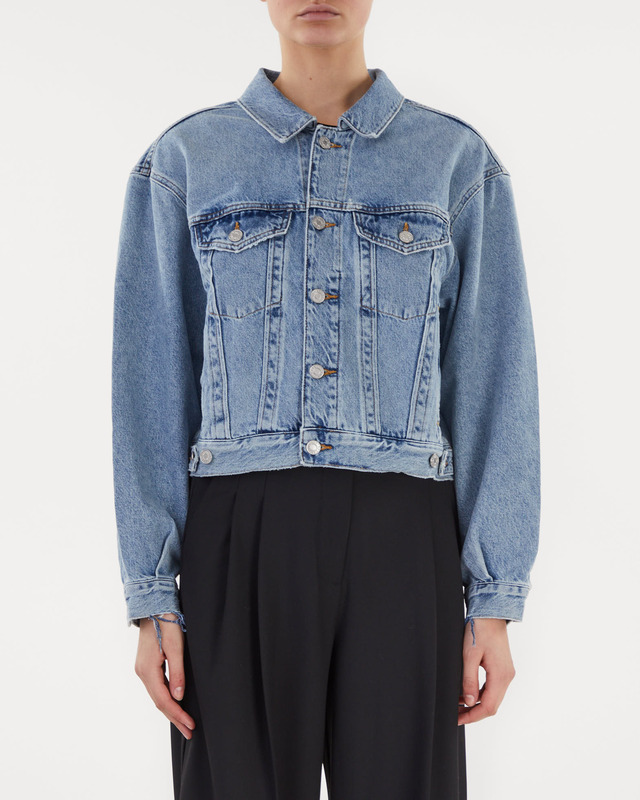 AGOLDE Shrunken Charli Jacket In Immortal Indigo XS