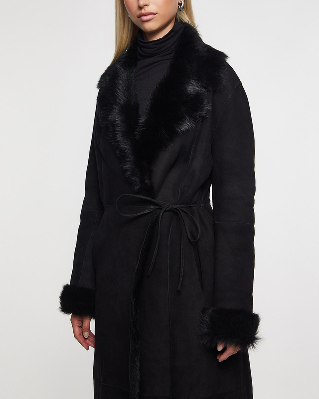 Nour Hammour Coat Joni Black FR 34 (EUR 32)