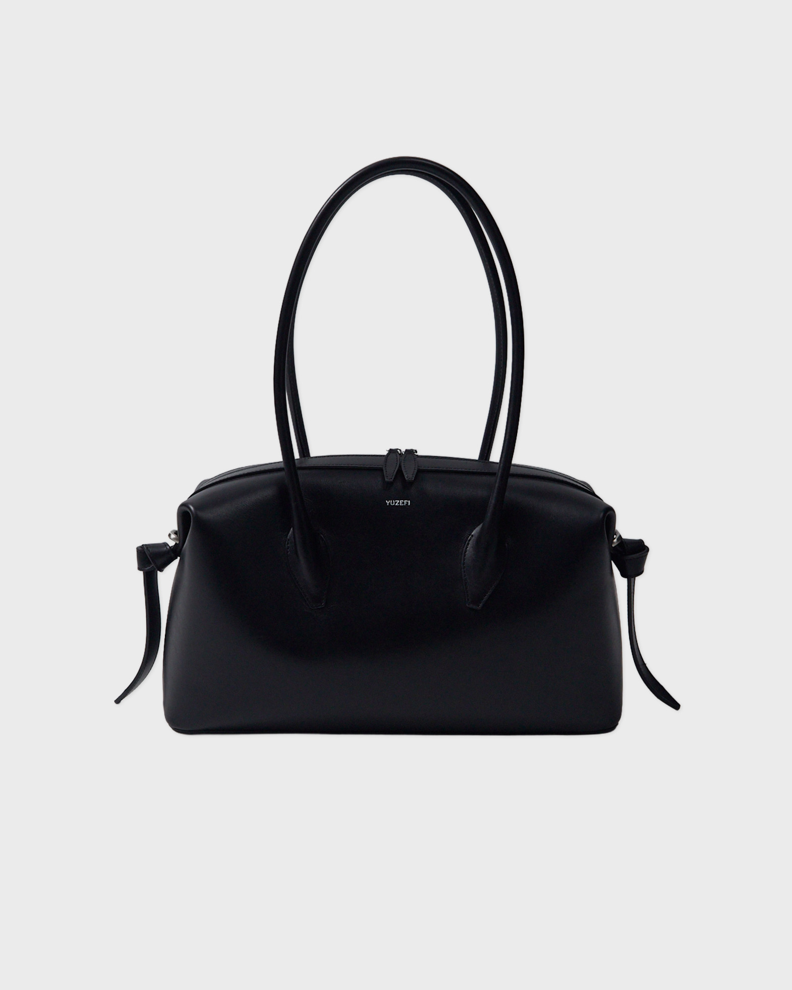Yuzefi Women's Black Bag Brioche Duffle Onesize