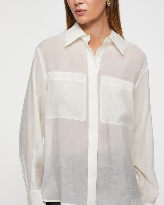 Wakakuu Icons Shirt Chiba Sheer Offwhite XS