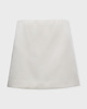 Wakakuu Icons Skirt Miami Mini Satin Creme S