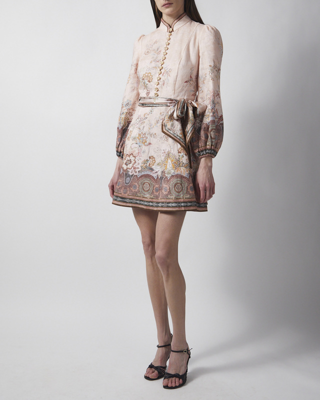 Zimmermann Kjole Alchemy Button Mini Pink 1 (S-M)
