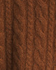 By Malene Birger Tröja Cimone Cable Knit Röd/brun L