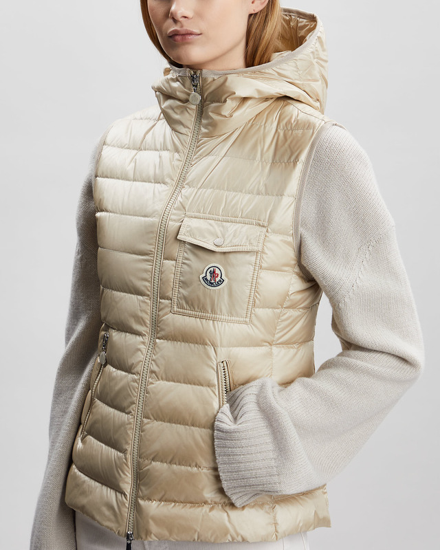 Moncler Väst Glygos Gilet Beige MONCLER 3 (M/L)