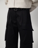 Acne Studios Trousers Belted Cargo Black 34
