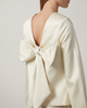 Malina Top Elna Bow  Vanilla 34