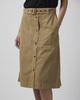 Moncler Nederdel Belted Cotton Midi Beige L