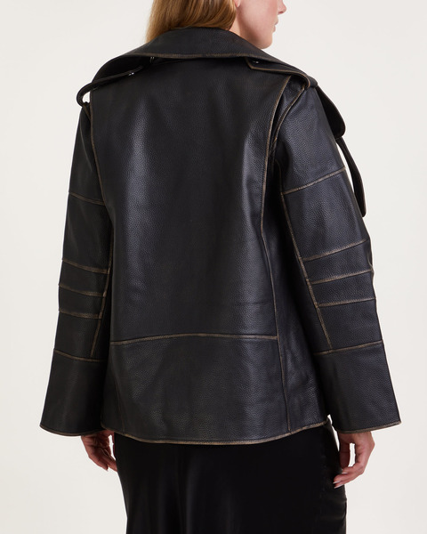 Leather jacket Beatrisse Svart 2