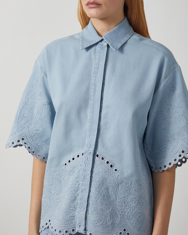 Zimmermann Shirt Daylight Denim Light blue 2 (M-L)