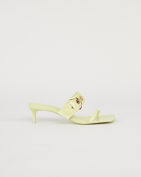 Högklackad Bettina Olive Gloss Leather 36 Olivgrön 1