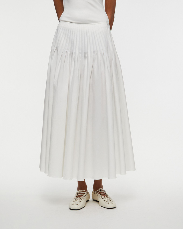 Wakakuu Icons Skirt Dover Pleated White M