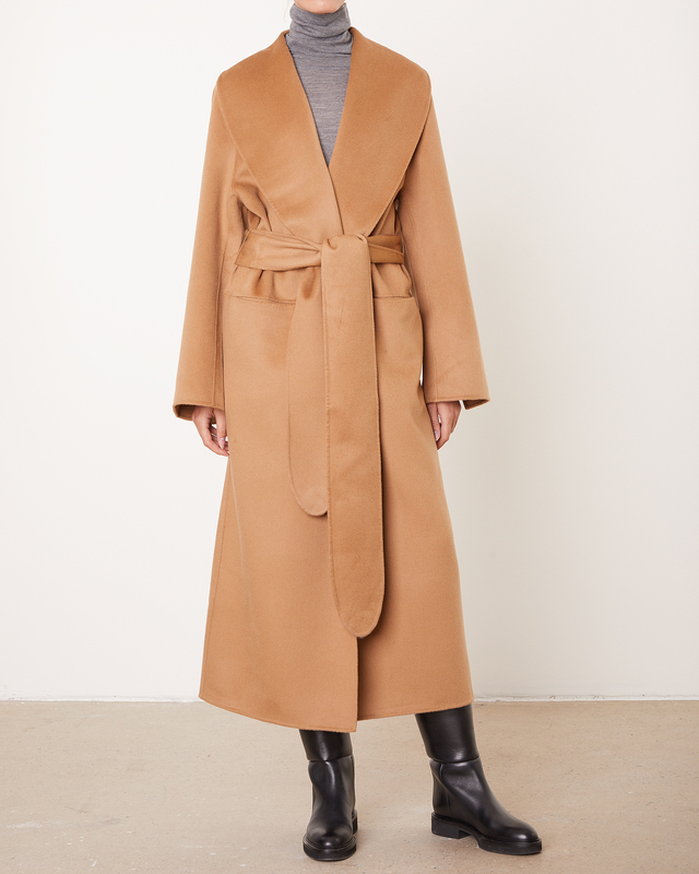 camel robe coat