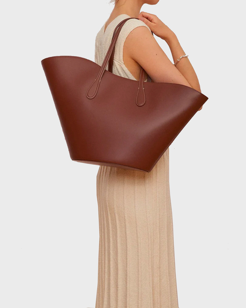 Bag Open Tulip Tote Large Brun ONESIZE 2