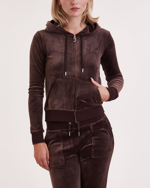Hoodie Robertson Classic Velour Java 1