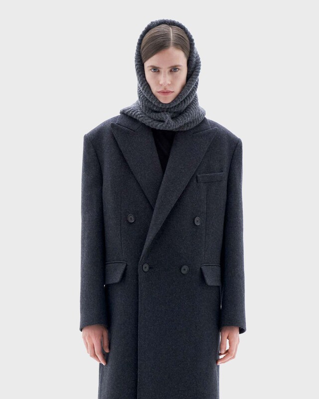 Filippa K Snood Knitted Anthracite ONESIZE