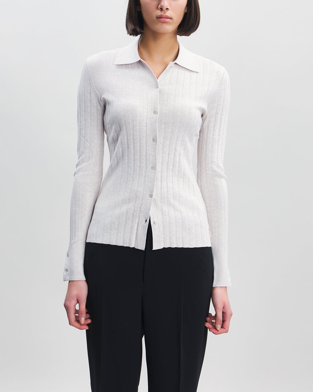 Filippa K Shirt Knitted Taupe M