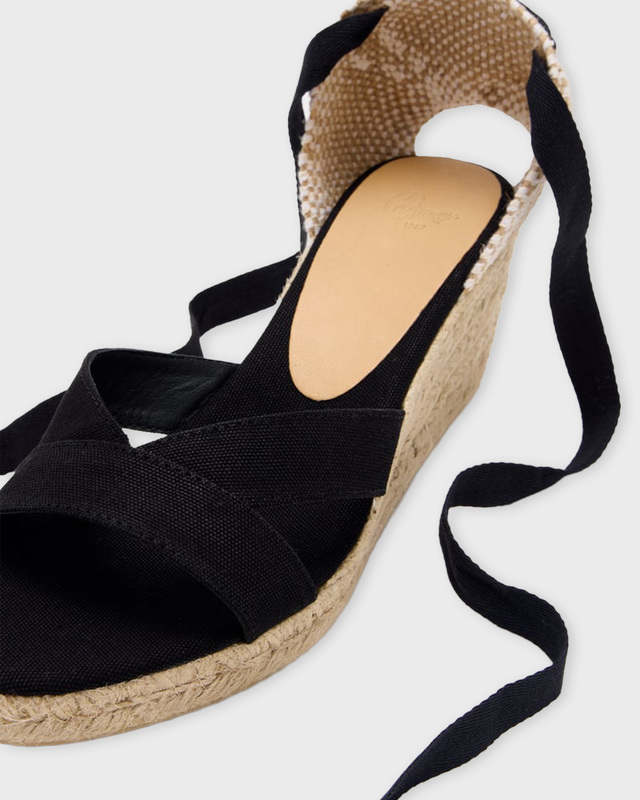 Castaner Bailey Wedge Sandal Black EUR 37