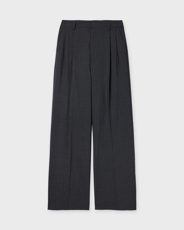 Filippa K Trousers Darcey Pinstripe Anthracite 36