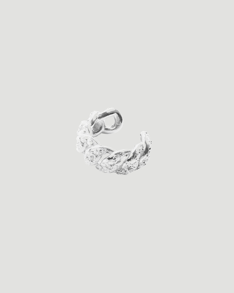 Earcuff Curb Stone Silver ONESIZE 1