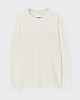 Jil Sander Sweater Midweight Wool Crew-Neck Natural 38