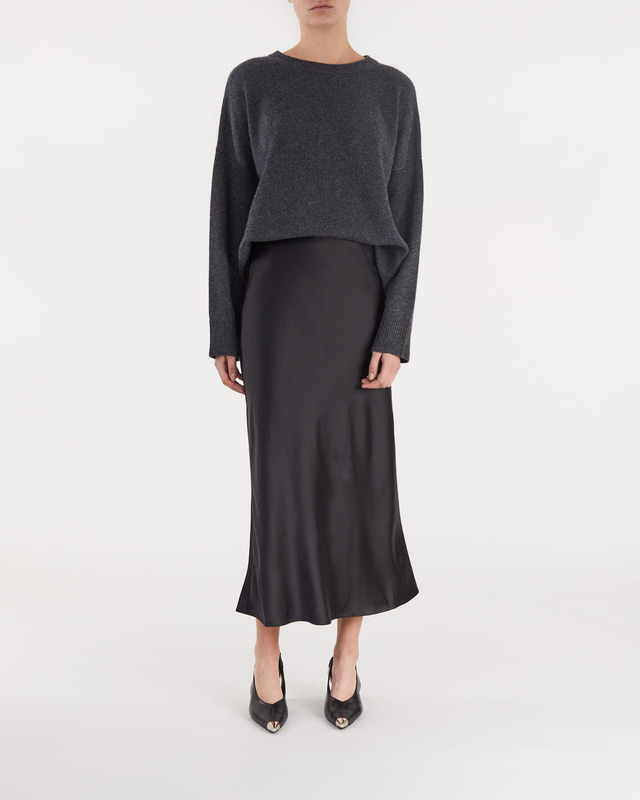 Wakakuu Icons Tröja Emily crewneck sweater Grey melange S