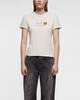 Acne Studios T-shirt Kiss Print Logo Pearl grey S