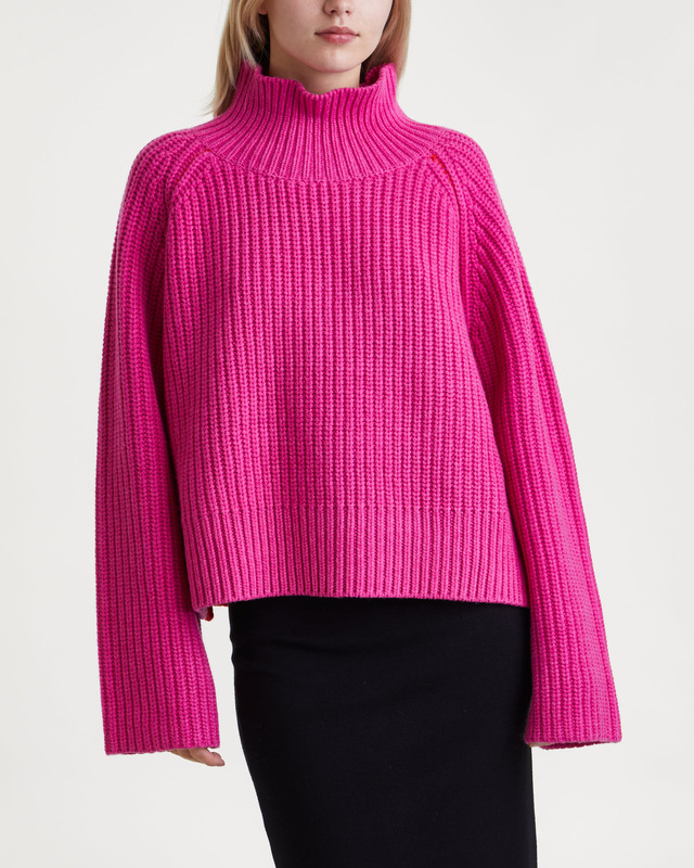 Stand Studio Tröja Cropped Ribbed Rosa XXS/XS