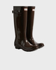 Hunter Boots Women's Original Tall Gloss  Brun EUR 39