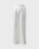 LISA YANG Trousers Wide Leg Tailored Silk Creme 2 (M-L)